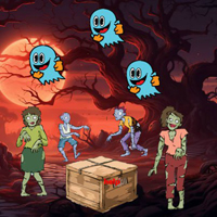Free online html5 escape games - Zombies Surrounded Girl Escape