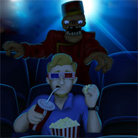 Free online html5 games - Midnight Cinema MouseCity game 