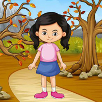 Free online html5 games - Autumn Forest Girl Escape HTML5 game 