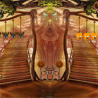 Free online html5 games - 8bGames Wolf Witch Escape game 