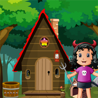 Free online html5 games - Games4King Little Devil Girl Rescue game 