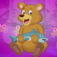 Free online html5 games - G4K Fortunate Bear Escape game 