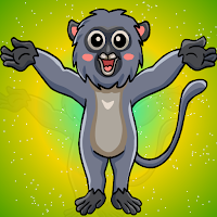Free online html5 games - G2J Dusky Leaf Monkey Escape game 