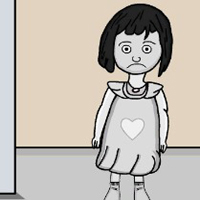 Free online html5 games - G2J White Girl Hungry Escape game 