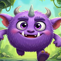 Free online html5 games - G4K Purple Creature Escape game 
