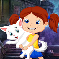Free online html5 games - G4K Cute Little Girl And Pet Escape  game 