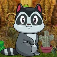 Free online html5 games - Games4King Cute Raccoon Escape game 