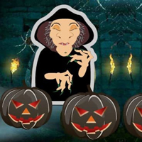 Free online html5 games - Grandma Witch Forest Escape HTML5 game 