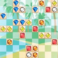 Free online html5 games - GemIslands Mahjong game 