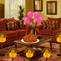 Free online html5 games - Games2rule Thanksgiving Holiday House Escape game - WowEscape 