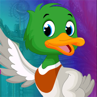 Free online html5 games - Games4King Racy Goose Escape game - WowEscape 