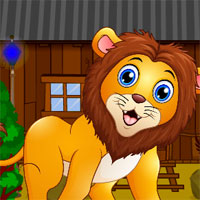Free online html5 games - AVM Rescue the Forest Lion game 