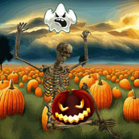 Free online html5 games - BEG Cursed Pumpkin Baby Escape game 