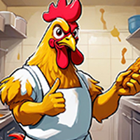 Free online html5 games - Yummy Chicken Escape Game game 