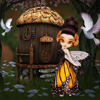 Free online html5 games - Dazzling Butterfly Fairy Escape game 
