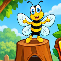 Free online html5 games - Free the Honey Bee game 
