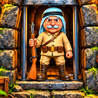 Free online html5 games - Help the Trapped Commando game 