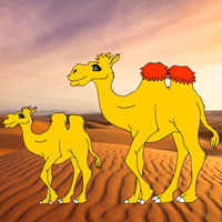 Free online html5 games -  Assist The Mom Camel HTML5 game 