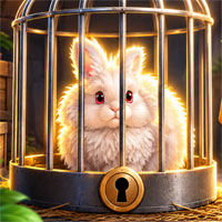 Free online html5 games - Free the Caged Angora Rabbit game 