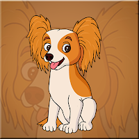 Free online html5 games - G2J Papillon Dog Escape game 