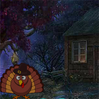 Free online html5 games - Thanksgiving Cemetery House Escape game 
