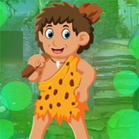 Free online html5 games - Games4King Prehistoric Man Escape game 