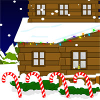 Free online html5 games - SD Snowy Night Escape game 