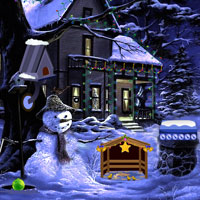 Free online html5 games - Christmas Party Village Escape game 