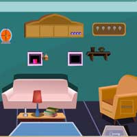 Free online html5 games - Elegant Blue House Escape EscapeGamesToday game 