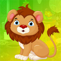Free online html5 games - G4K Complacent Lion Escape game 