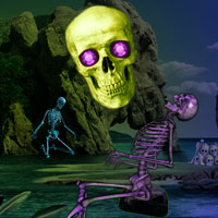 Free online html5 games - Skull Island Escape game 
