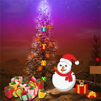 Free online html5 games - Big Christmas Gift Land Escape game 