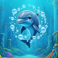 Free online html5 escape games - Baby Dolphin Escape Game