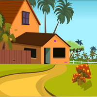 Free online html5 games - Man garden house escape game 