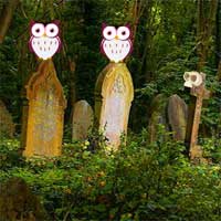 Free online html5 games - Graveyard Escape 8bGames game 