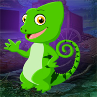 Free online html5 games - Baby Chameleon Escape game 