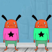 Free online html5 games - 8B Find Cute Monster Doggy game 