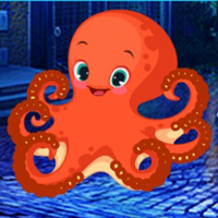 Free online html5 games -  G4K Innocent Octopus Escape game 