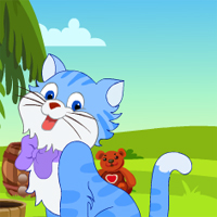 Free online html5 games - Games4king Cat Rescue From Mushroom House game 
