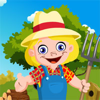Free online html5 games - G4K Cute Farmer Escape game 