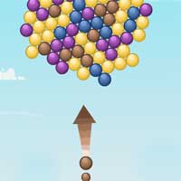 Free online html5 games - Bubble Sky Townden game 