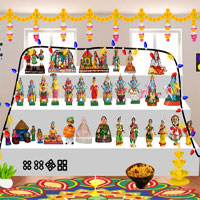 Free online html5 games - Escape Navarathri Golu AjazGames game - WowEscape 