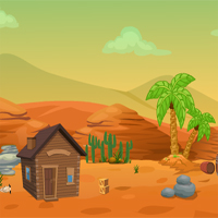 Free online html5 games - Cowboy Desert Escape game 