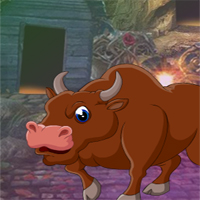 Free online html5 games - G4K Awed Bull Escape game 