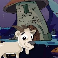 Free online html5 games - GFG Mountain Claim Goat Rescue game - WowEscape 