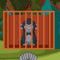 Free online html5 games - G2M Baby Chimp Escape game 