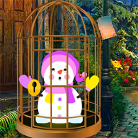 Free online html5 games - Mystery Palace Snowman Escape game 