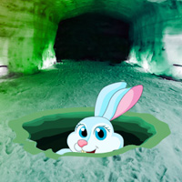 Free online html5 games - Ice Cave Bunny Rescue game 