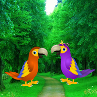 Free online html5 games - Macaw Parrot Love Rescue game 