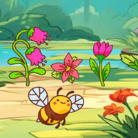 Free online html5 escape games - Foxes and Flower Rescue